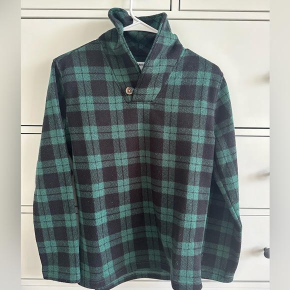 Old Navy Checkered Fleece Pullover - Picture 1 of 6